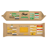 PACHET PROMO - 2 x Servetele Umede Sleepy Easy Clean BIO Multisuprafete, 50 Buc (Tea Tree & Lime+Clove & Cinnamon)